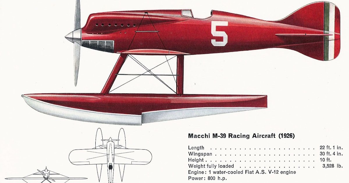 Macchi m33 чертеж модели