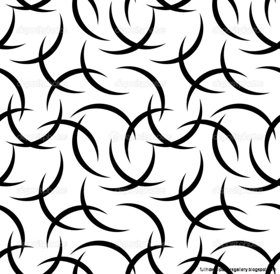 Black and White Swirl Pattern