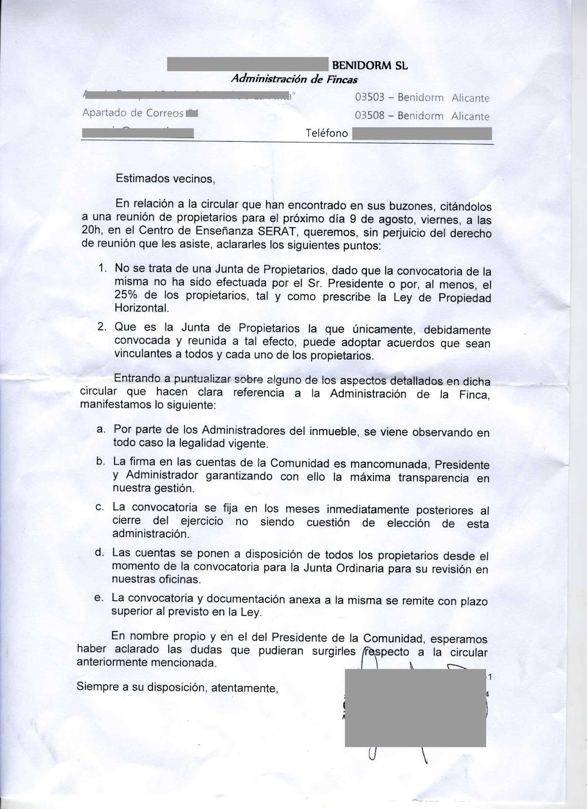 Carta De Circular Ejemplo Bacalah M