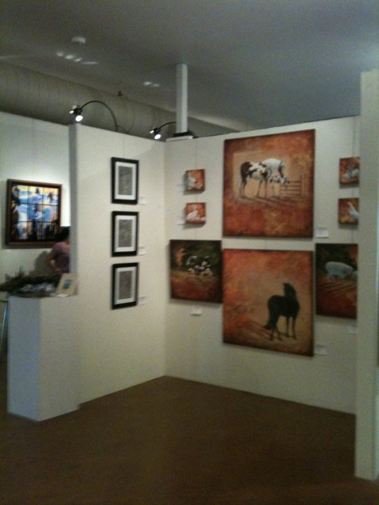 Margie Whittington Art HILL COUNTRY BLUES, The Good Art Company