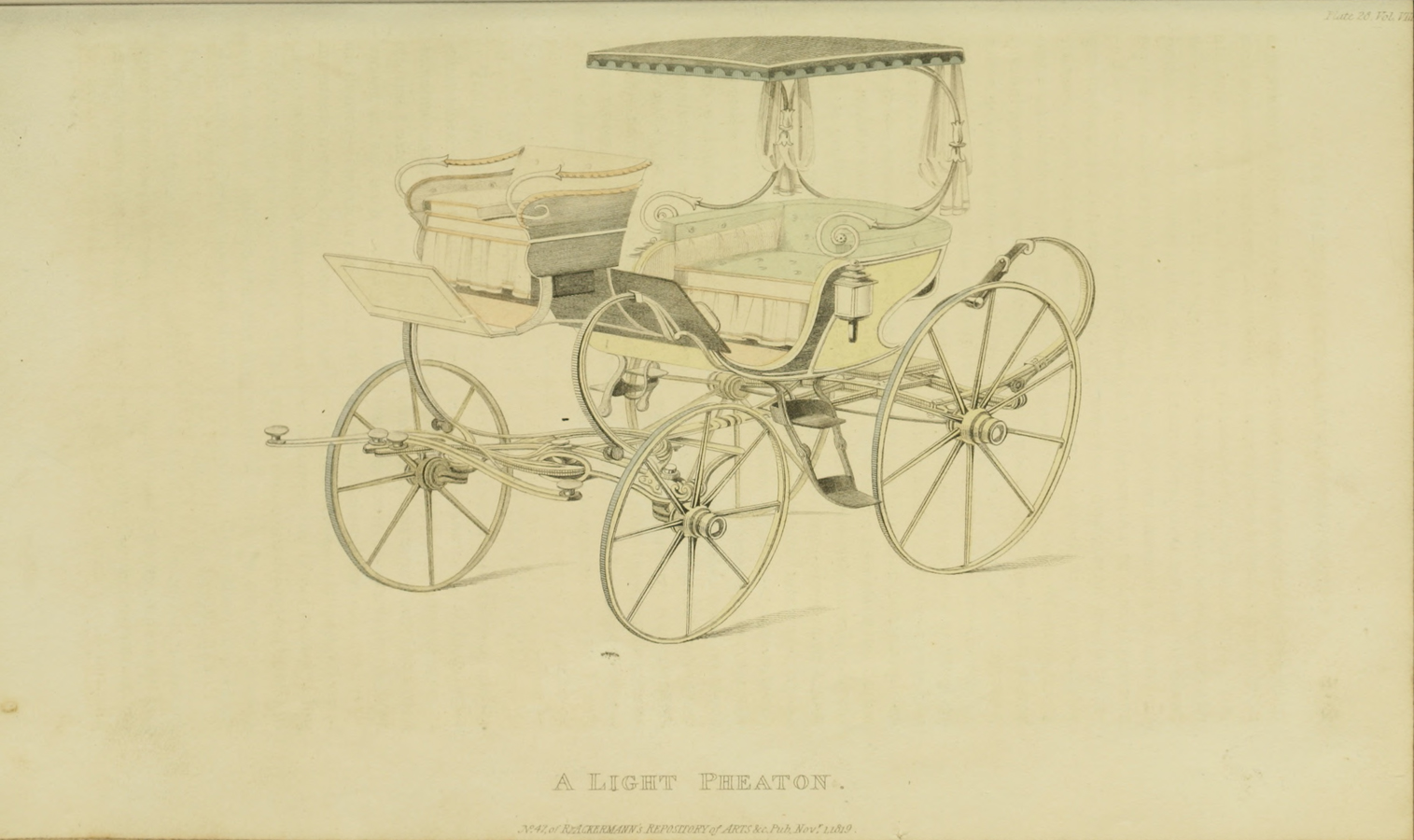 1812 Are You Arriving for the Fort de laPresentation by Landau, Phaeton or Barouche