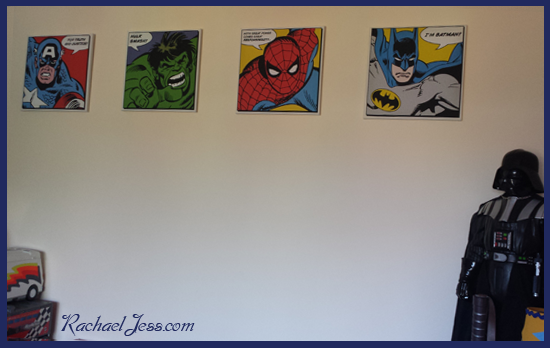Creating a marvel themed bedroom with Superhero Canvas Prints