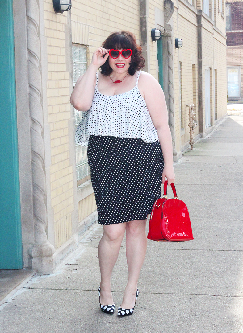 Polka Dot Party in this ASOS Plus Size Dress