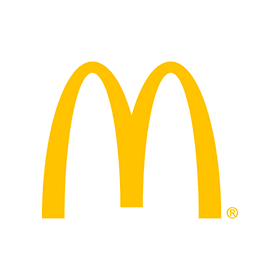 Famoso "m" Arcos dourados do McDonald's
