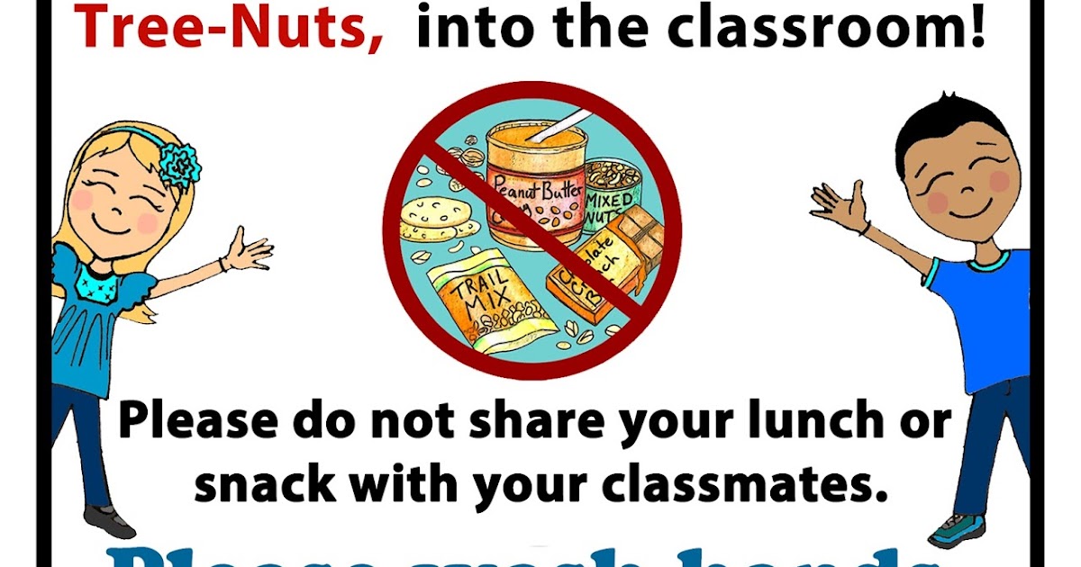 Thriving With Allergies Food Allergy Alert Daycare/School Handouts and