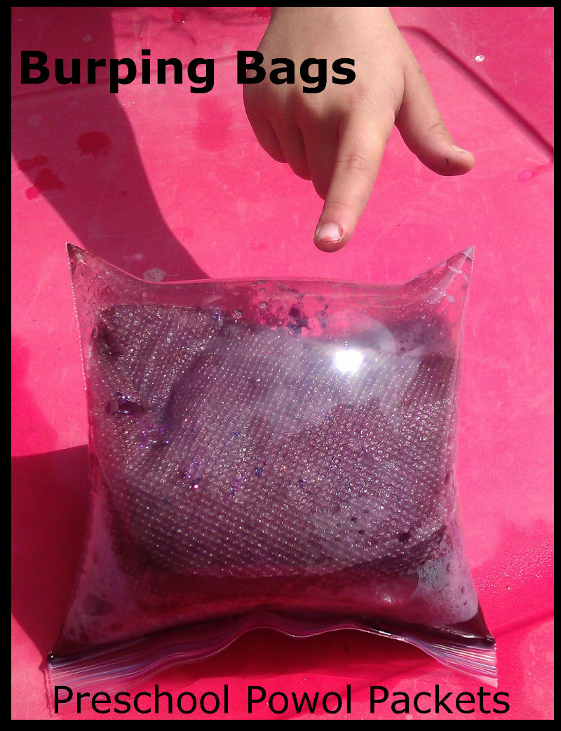 Burping Bags (an Exploding Experiment!) Preschool Powol Packets