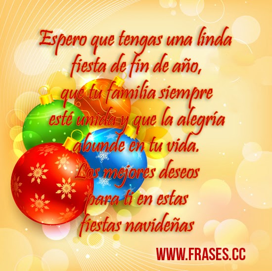 Frases.cc: Frase de navidad con frase de familia unida para esta navidad