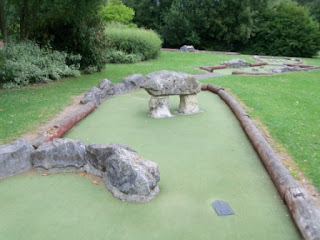 Crazy Golf at the Charlton Lakeside Pavilion in Andover, Hampshire