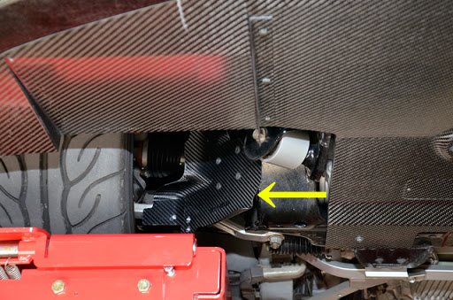 Nismo carbon fiber air brake guides for Skyline GT-R