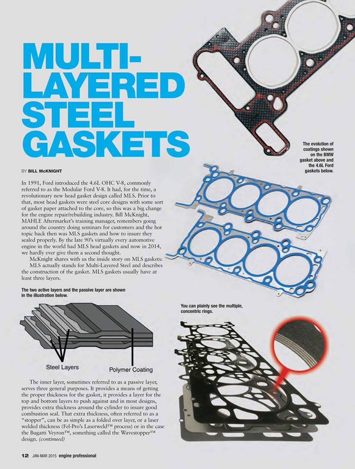KP Gasket MLS Gasket History
