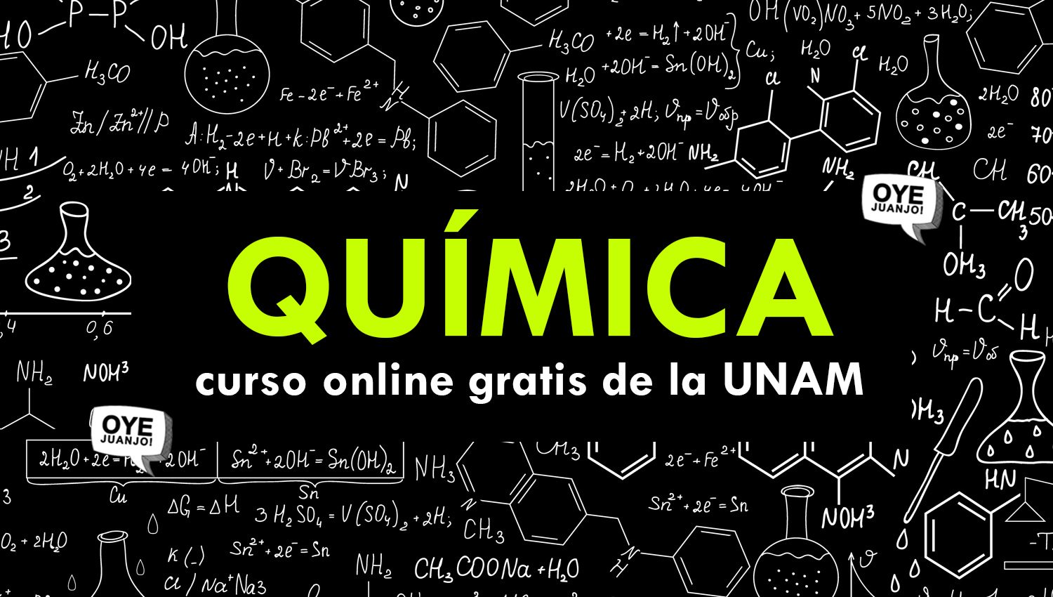 Curso online gratis de Química dictado por la UNAM