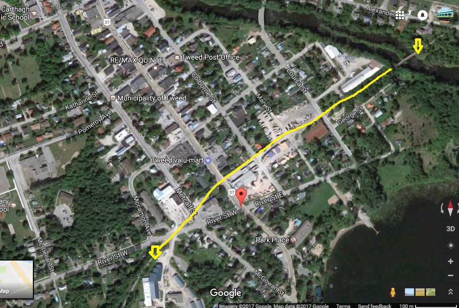 VIA RAIL Plan: Tweed Ontario