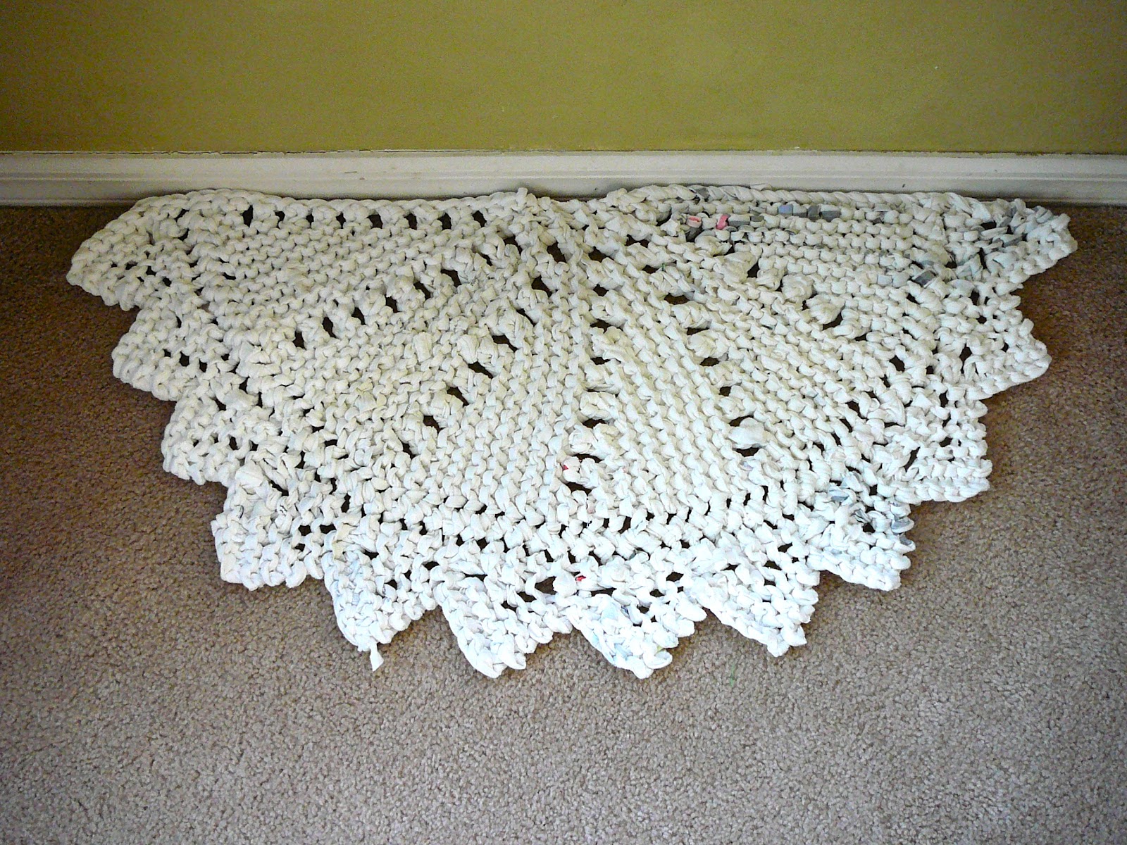 Celestial Textiles: Knitted rugs revisted