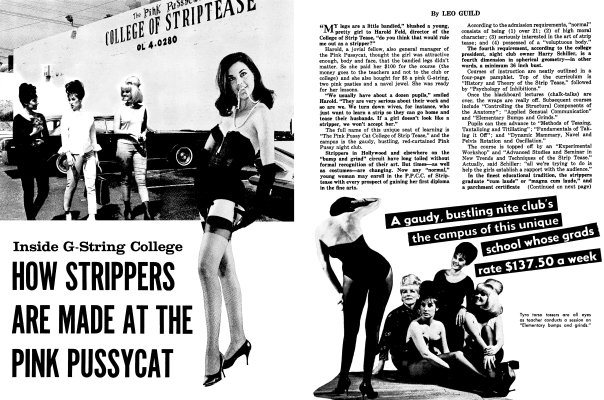the pink pussycat burlesque house that was located in hollywood was ...