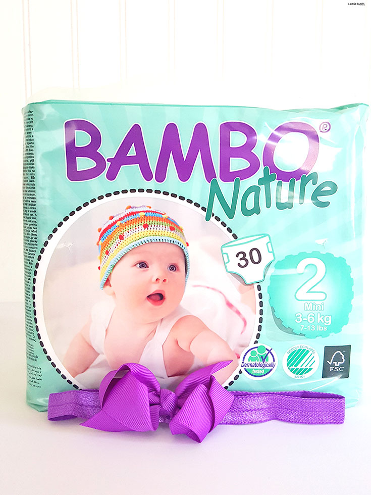 Choosing a disposable diaper to use when outside the home & during our newborn's first weeks on the planet was a tough choice, until we found Bambo Nature! Find out why this Ecofriendly diaper is our first choice for our baby's bottom! #BamboBaby