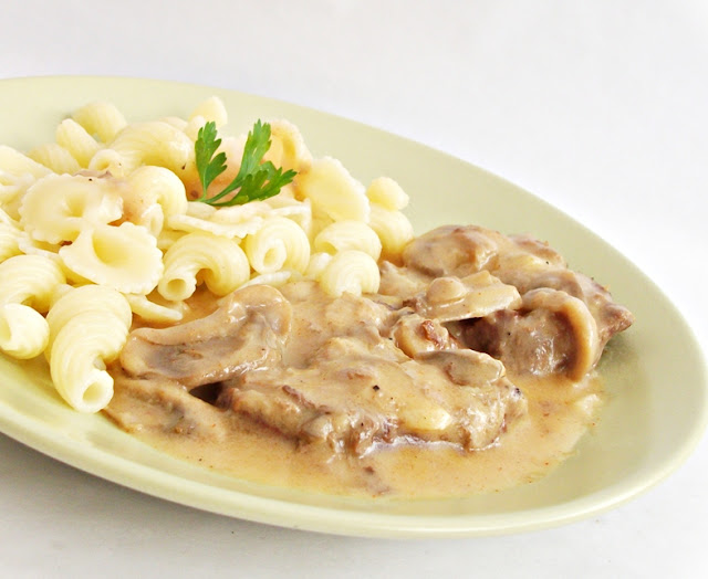 Escalop de vitel cu ciuperci