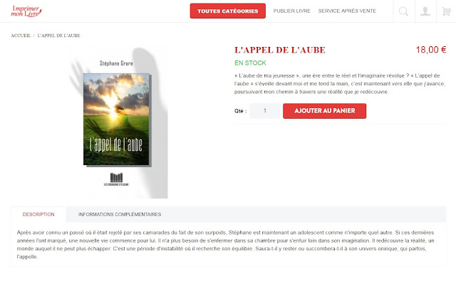 L'Appel De L'Aube en vente sur Imprimer Mon Livre