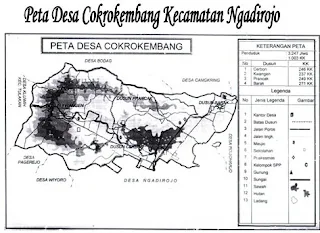 Peta Desa Cokrokembang Ngadirojo Pacitan