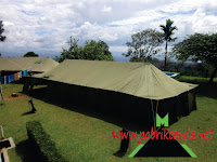 Tenda Pleton atau pun Tenda Peleton disebut juga Tenda Bantuan, Tenda Pleton dijadikan Tenda Bantuan Pengungsian