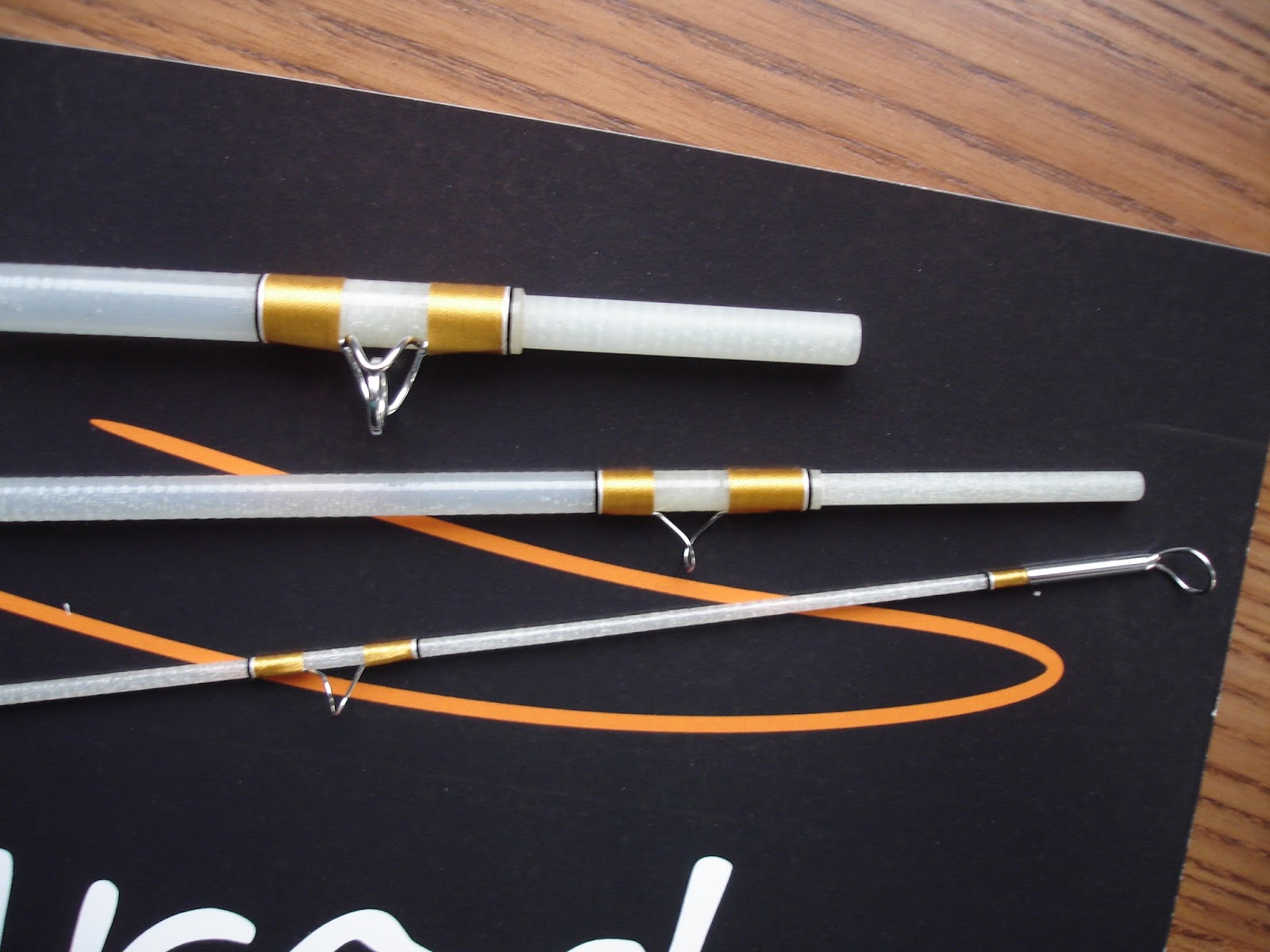 XanderFlyrods KABUTO7033 WHITE FIBERGLASS FLY ROD