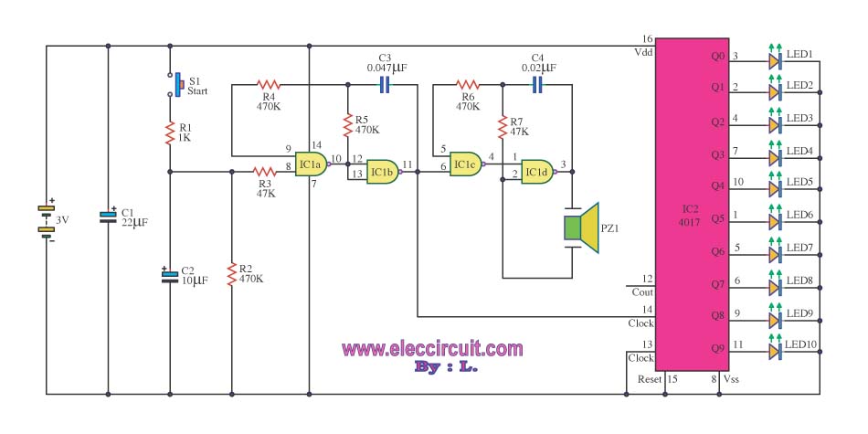Микросхема tc4011bp схема включения