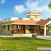Beautiful single story Kerala model house 1395 Sq.Ft.
