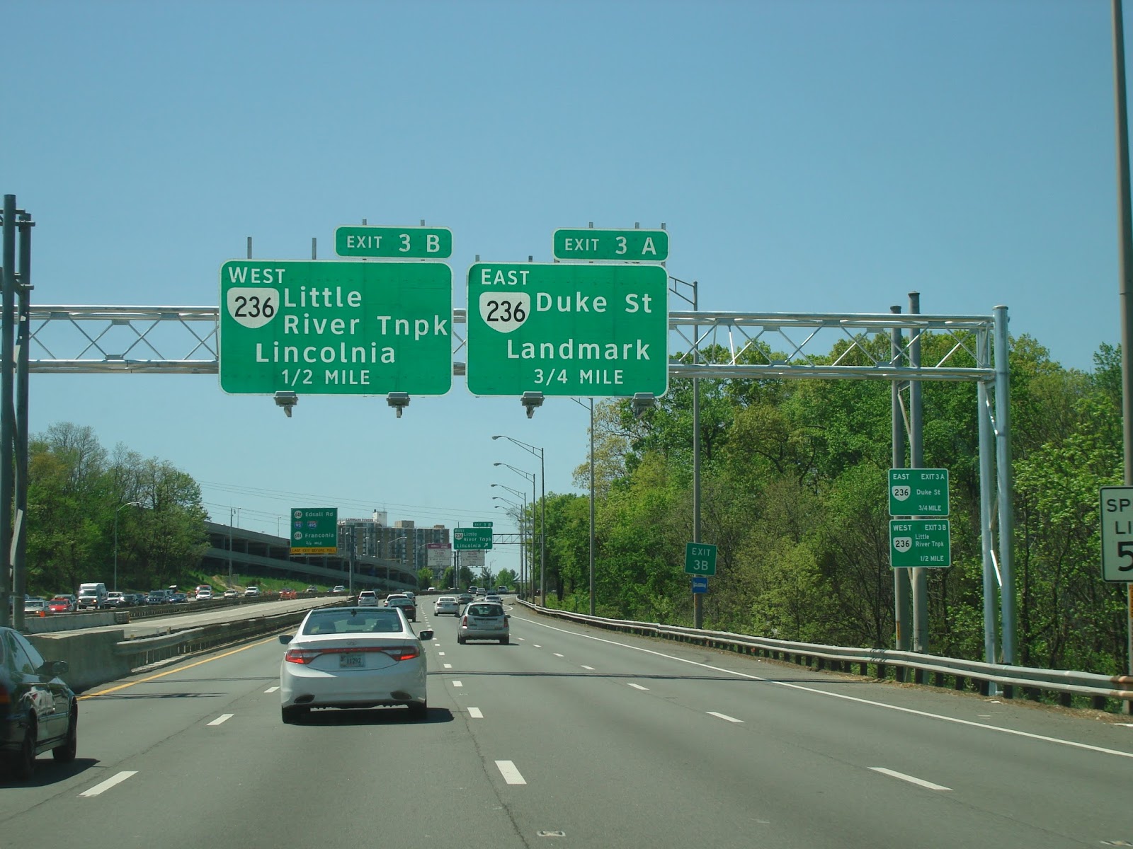 Luke's Signs: Interstate 395 & Route 236 - Alexandria, VA