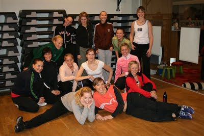 Aerobics+utbildning+World+Class+Liljeholmen+Feb+2008 - Dagens powerwalk med Caroline