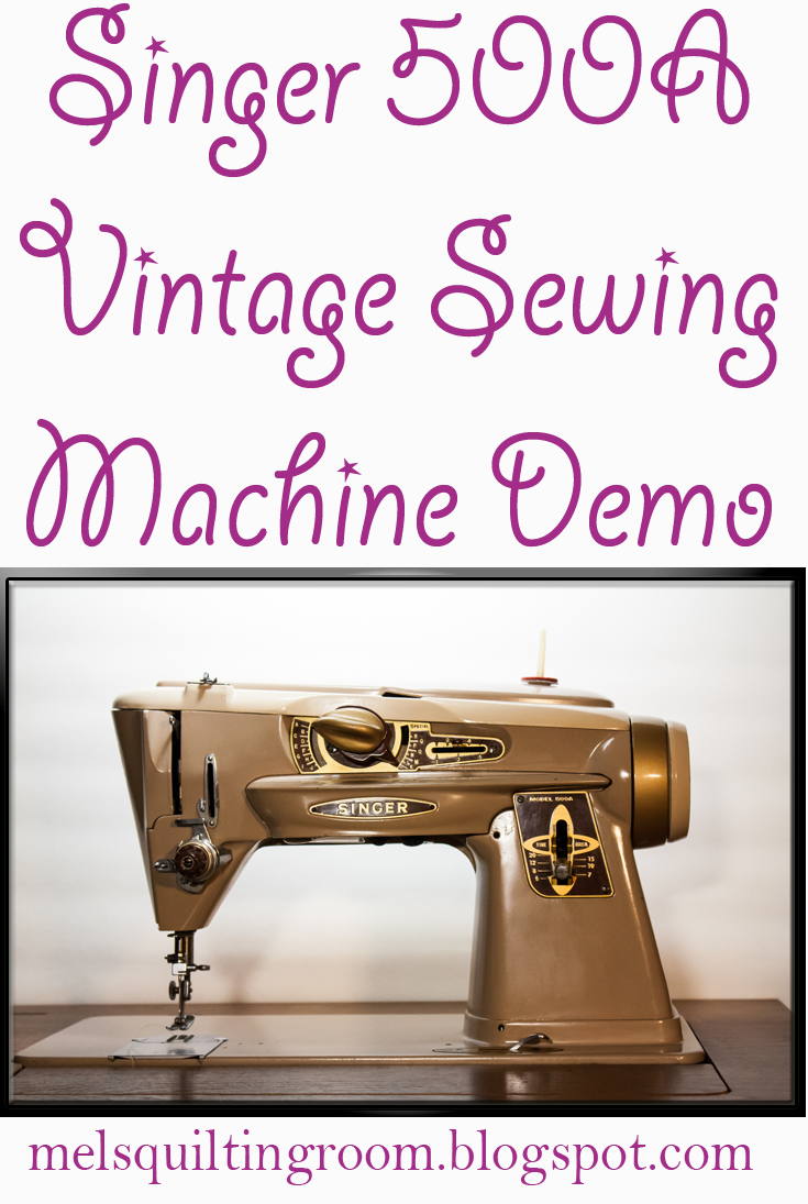 singer 500 vintage sewing machine