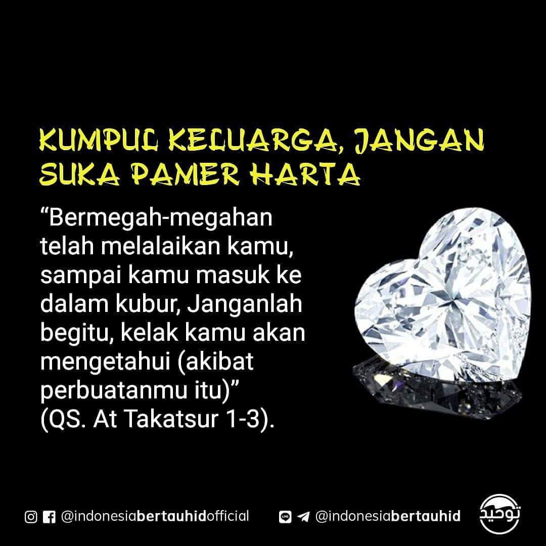 Foto Dakwah: Hukum pamer harta perhiasan pada lebaran idul fitri