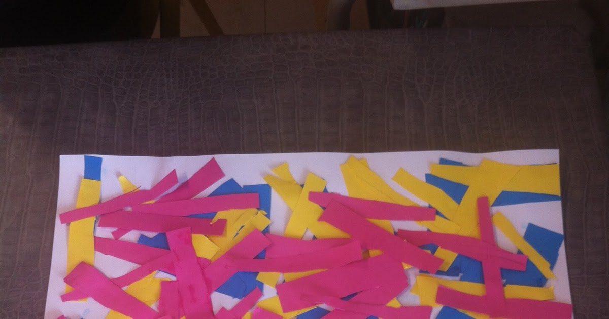 Classe de Sandrine découpage et collage