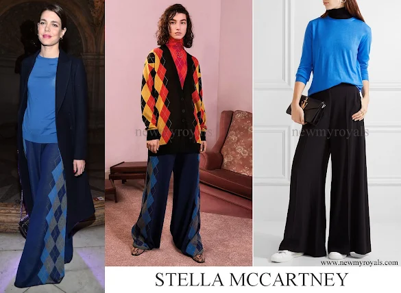 Charlotte Casiraghi wore Stella McCartney Trusers and Stella McCartney Wool sweater