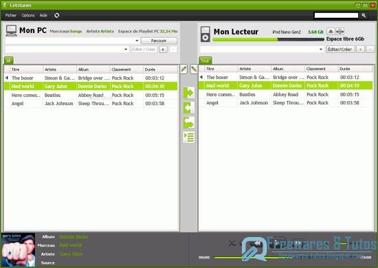 LetsTunes : un logiciel gratuit pour gérer son iPod sans iTunes