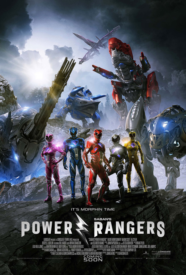 アメリカ版スーパー戦隊映画「パワーレンジャー」の最新ポスター2枚!