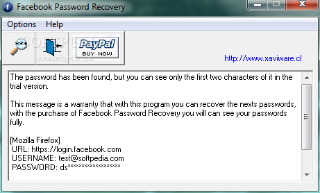 Facebook password recovery professional full version download