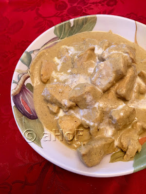 Chicken, Korma, curry, sauce, almonds, cashews