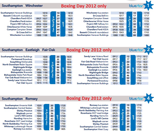 Buses On Boxing Day 2025 Schedule Ettie
