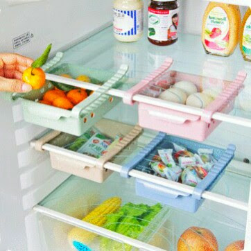 Refrigerator Organizers - Food Drink Storage Racks