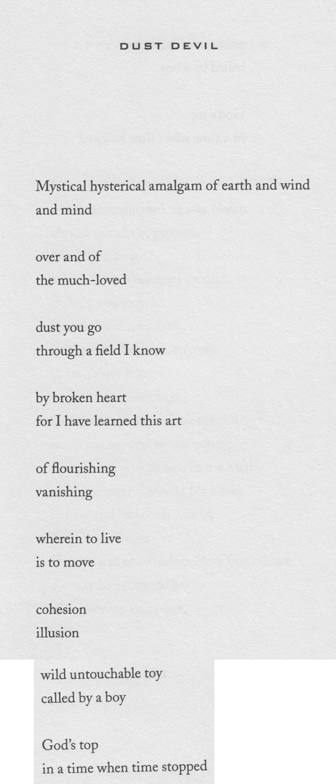 Every Riven Thing Poems