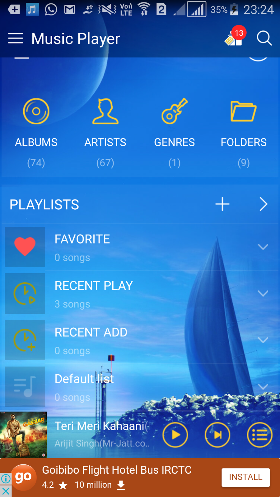 Music Player by Leopard V7 Android app Review