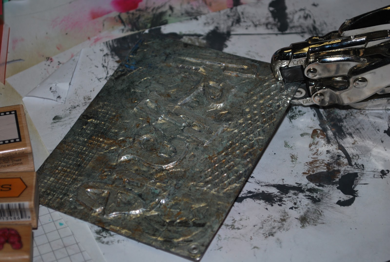 Home Made Memories Metal Foil Tape Art