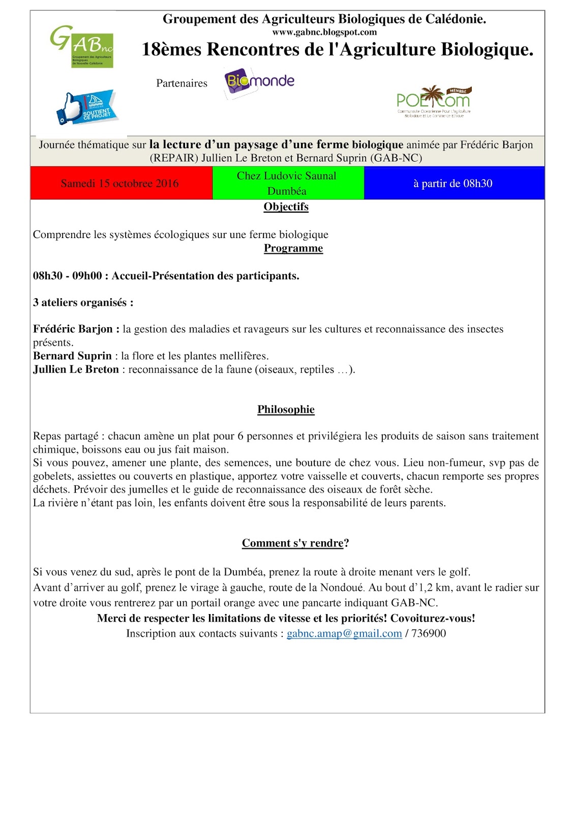 Rencontre sur notre temps