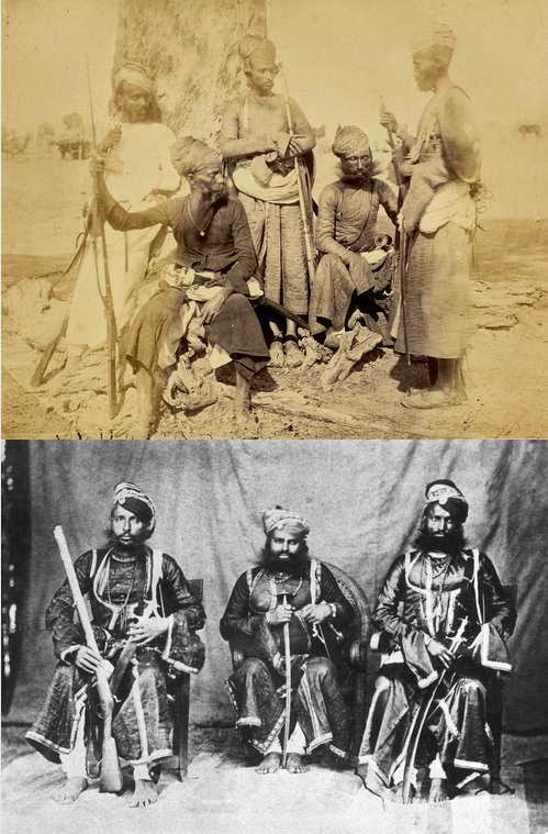 Guerreros Rajputs. Los rajputs de fe hindú, mantuvieron un crudelísimo conflicto con los musulmanes. Son conocidos como los samurias de la antigua India. No podían sobrevivir a una derrota