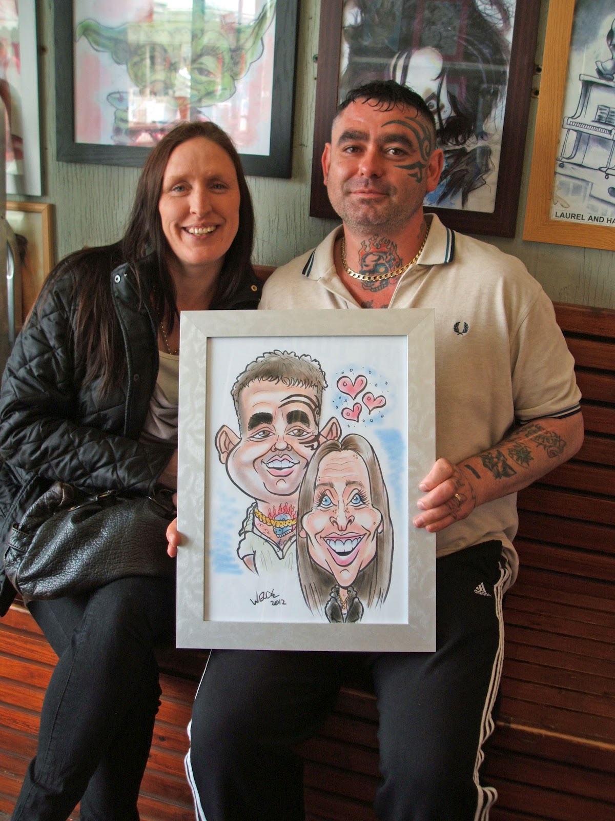 Welly's Caricatures And Cartoons: Tyson Tattoo Caricature