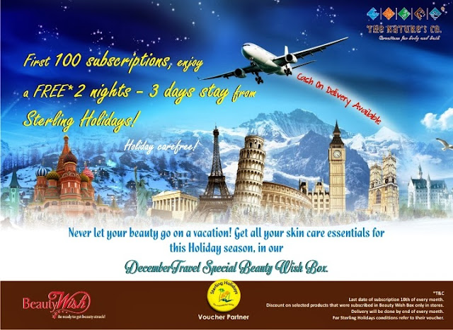 The Nature's Co.: December Travel Special Beauty Wish Box