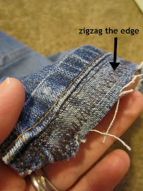A Day in the Life Too... a blog about modest style: How to hem denim ...