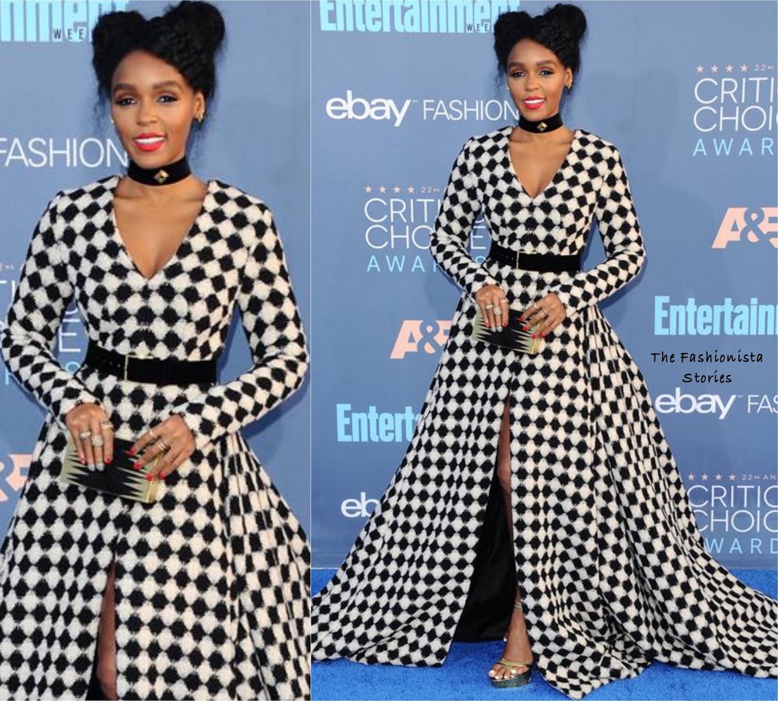 Janelle Monae in Nicci Hou at the 22nd Annual Critics' Choice Awards
