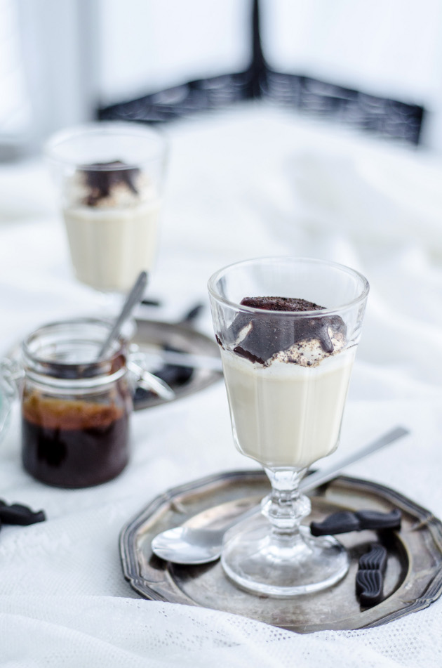Louise´s Spis Crazy Good Licorice Pannacotta with Licorice Caramel