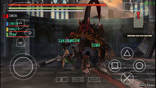 seting meulator android psp