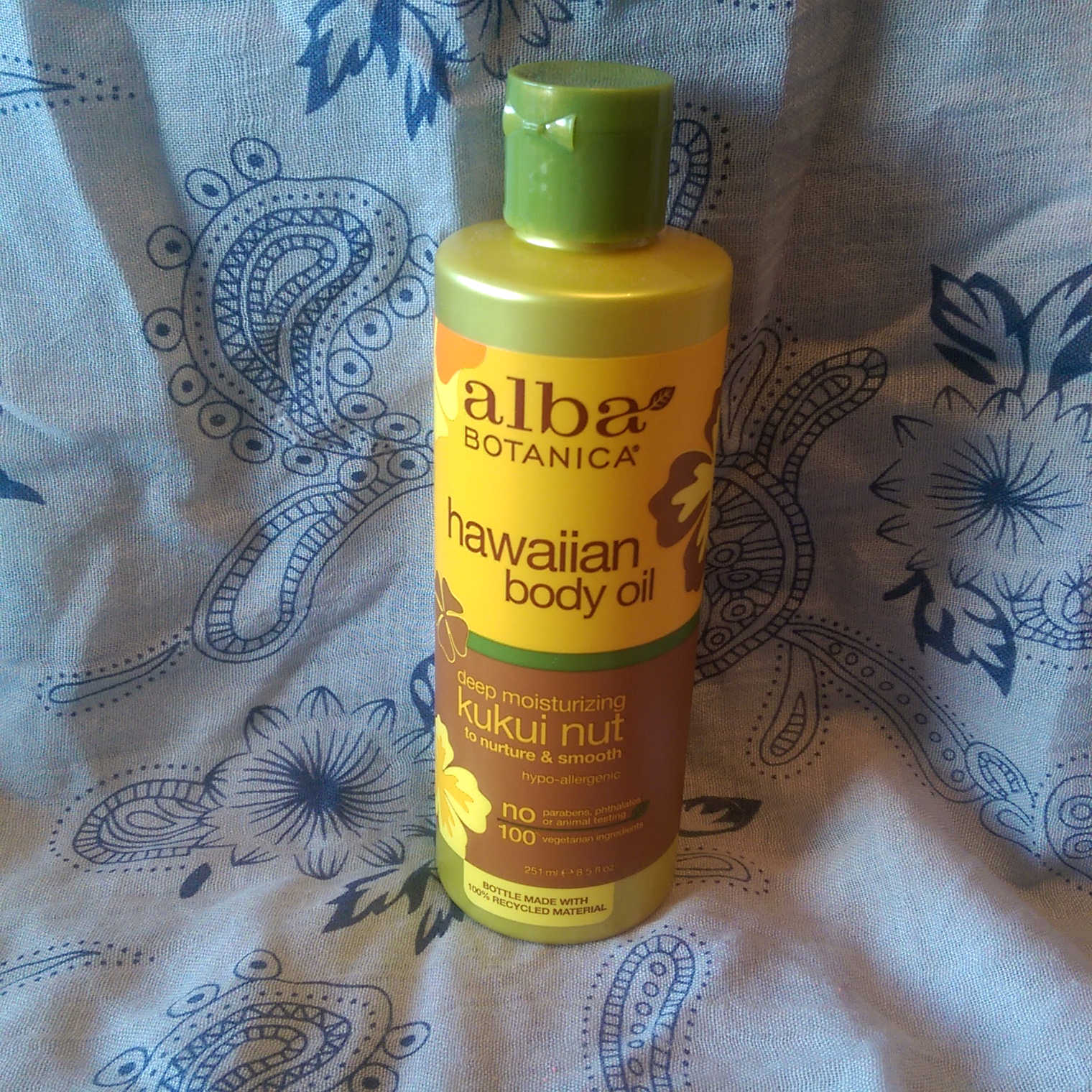 alba hawaiian body oil